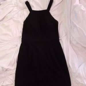 Black mini dress